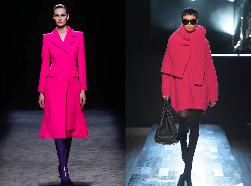 colori moda inverno 2022-2023 rosa