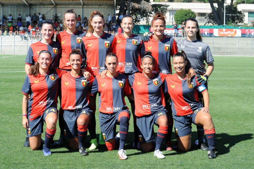 genoa femminile rosa giocatrici 2022 2023 serie b calcio femminile