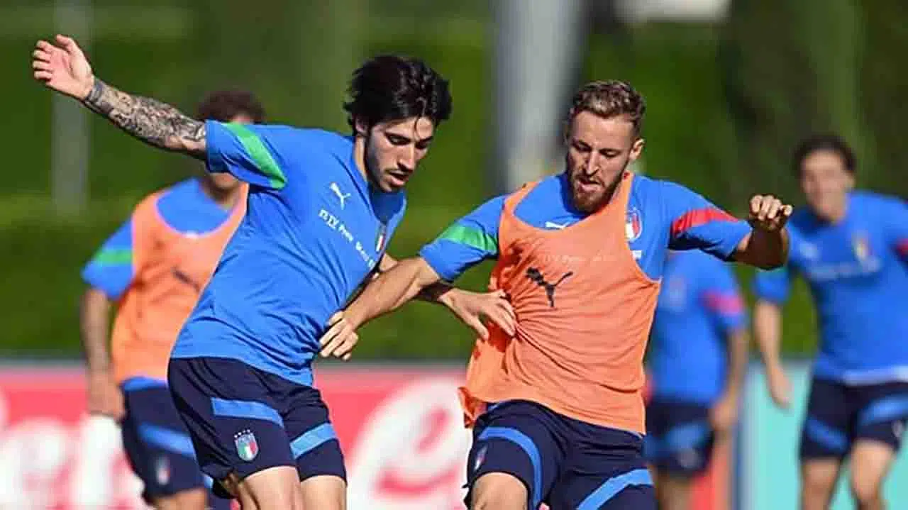Nazionale Frattesi allenamento