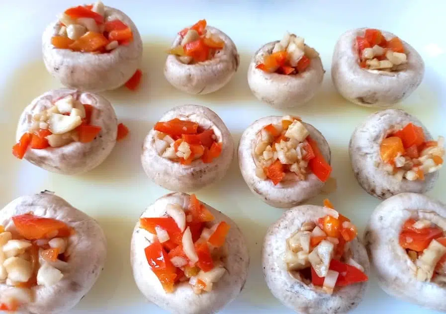 champignon ripieni procedimento