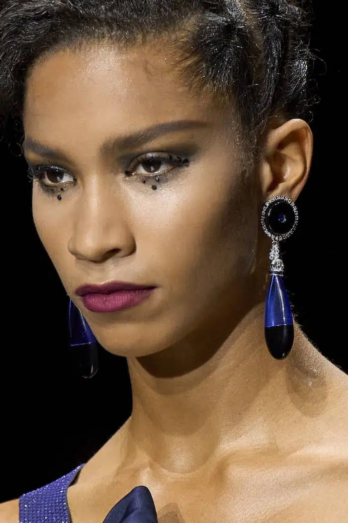 orecchini moda inverno 2022-23 Armani