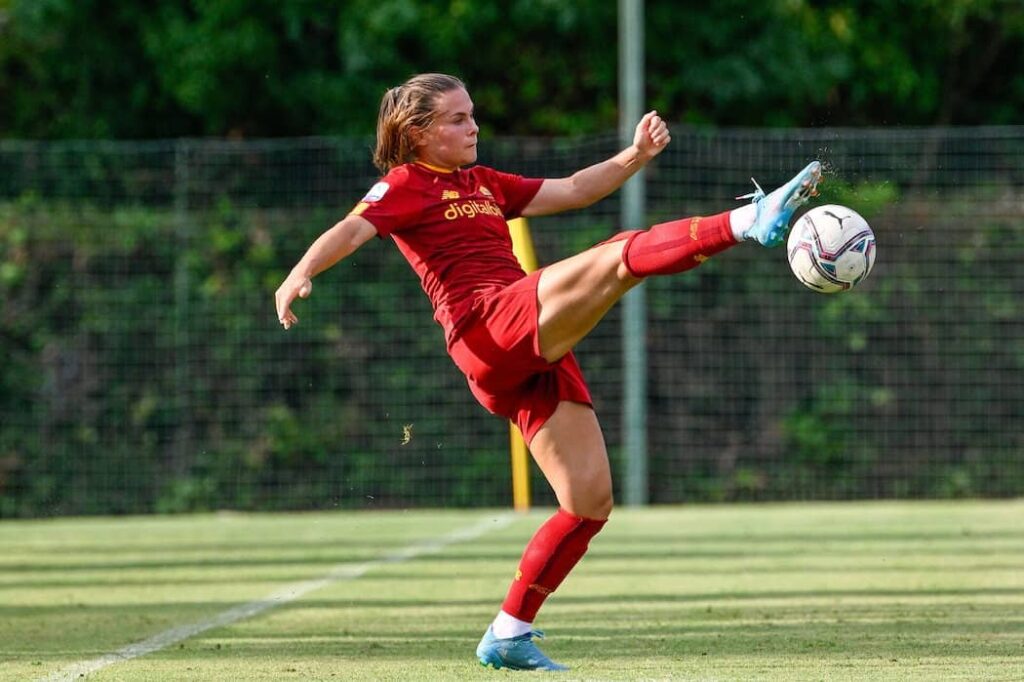 Roma femminile allenamenti Champions 2022-23