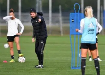 Sampdoria- Juventus femminile allenamento