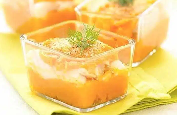 crema di salmone zucca e formaggio
