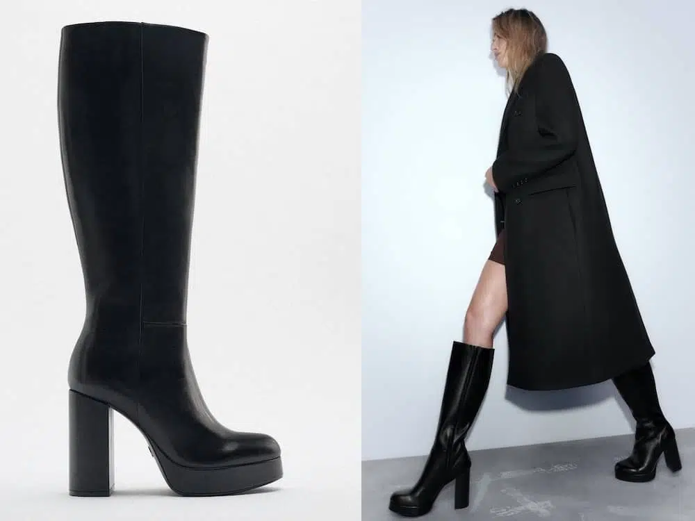 stivali zara catalogo autunno 2022