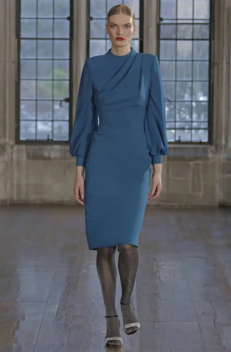 Badgley Mischka tubini colorati inverno 2023