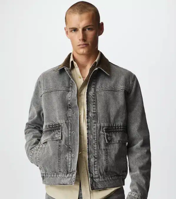 giubbino jeans Mango