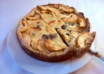 crostata mele ricotta e cioccolato