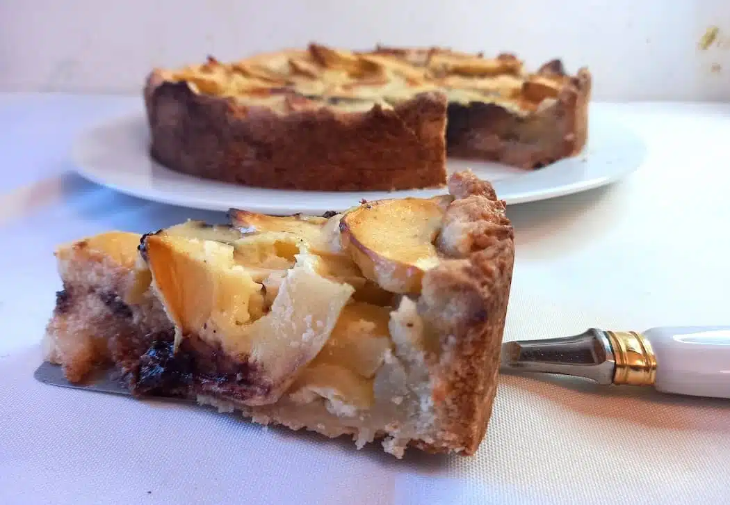 crostata mele ricotta fatta in casa