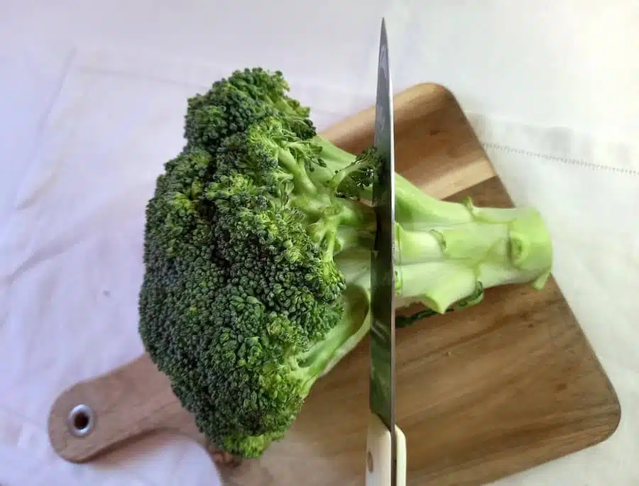 pulire broccolo