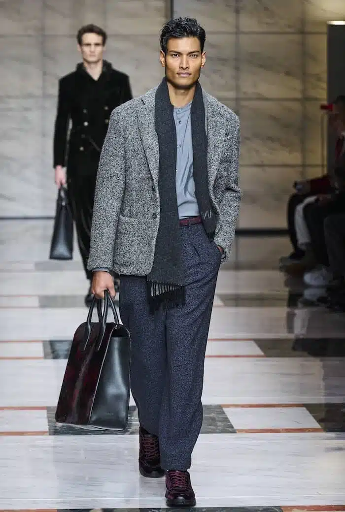 Giorgio Armani moda uomo inverno 2023-2024