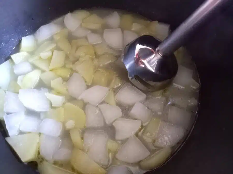 rape patate cottura