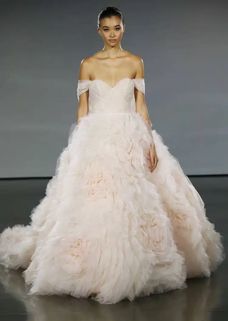 Morilee abito sposa 2023 rosa cipria