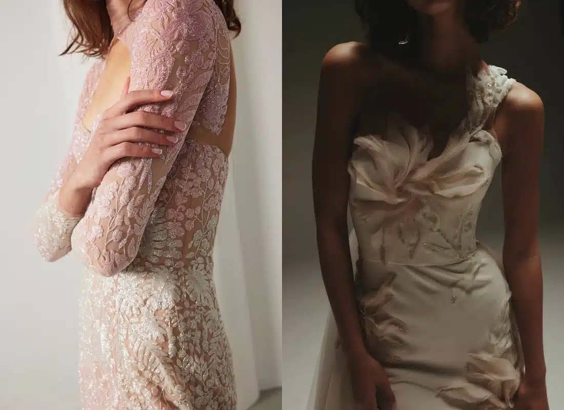 abiti da sposa rosa 2023