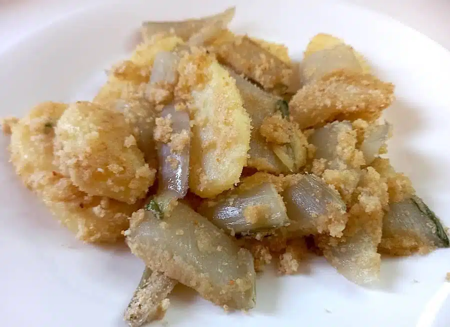 coste e patate gratinate