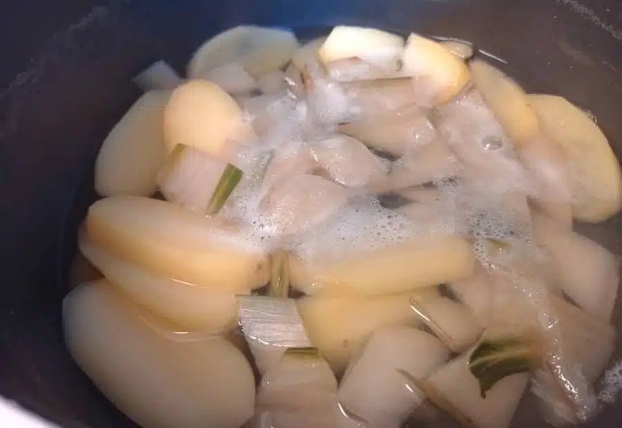 cottura coste e patate