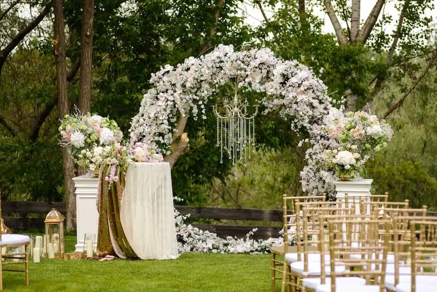 arco fiori vintage