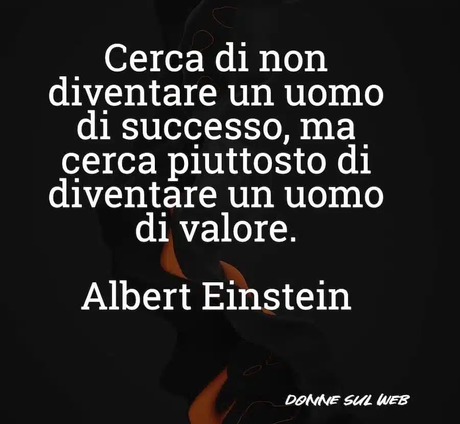 frasi sul successo einstein