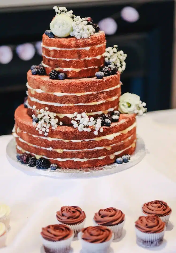 torta nozze frutta