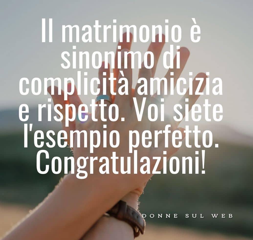 Frasi auguri matrimonio classiche