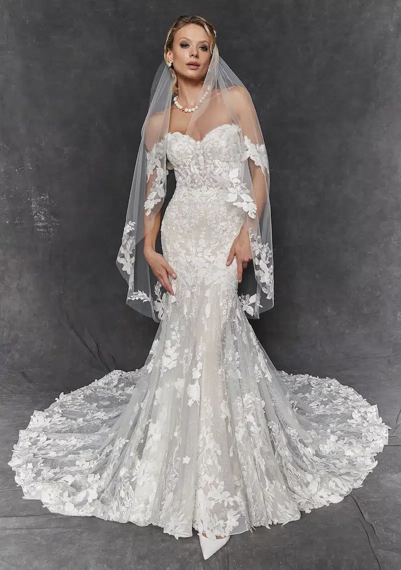 abito sposa a sirena 2024 justin alexander