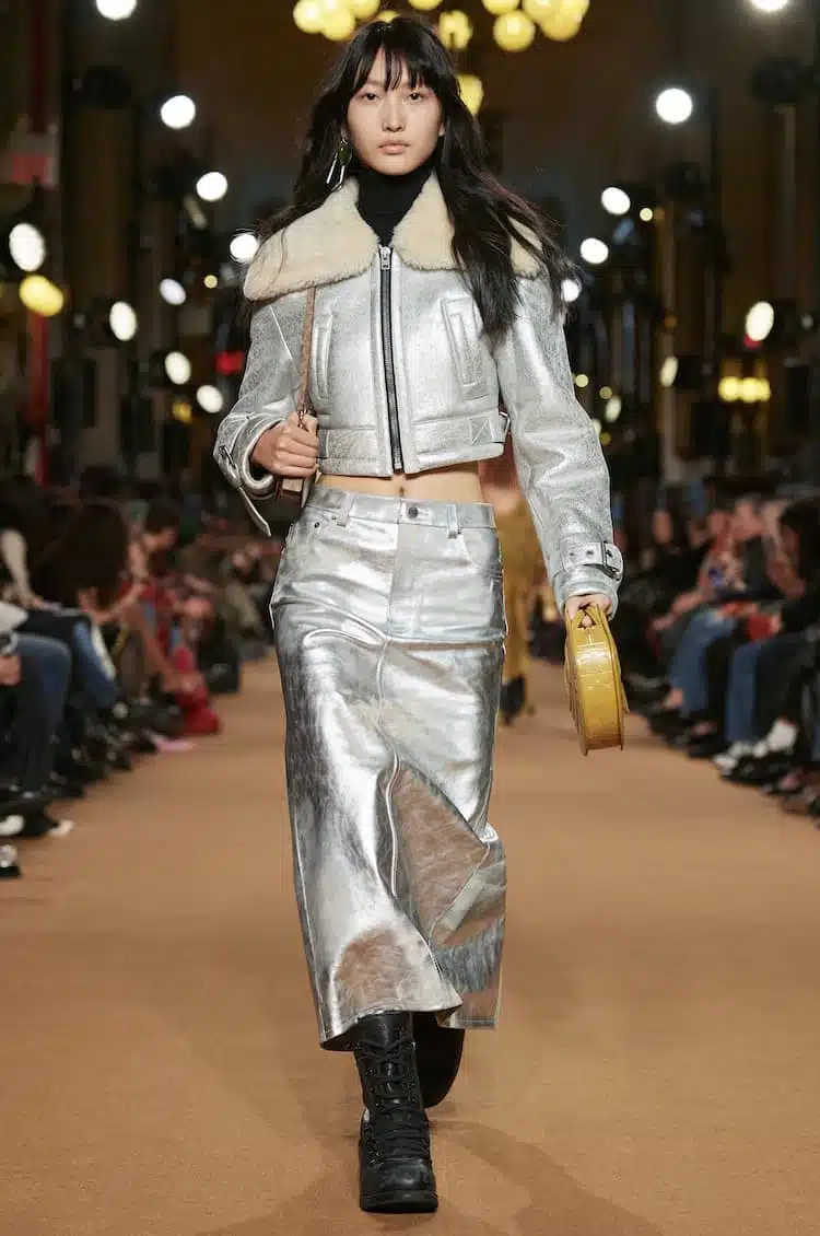 Coach completo argento moda inverno 2024