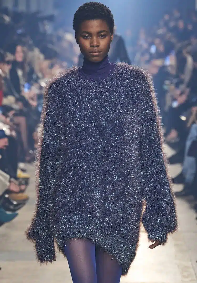 abito maglia lurex moda 2024 isabel marant