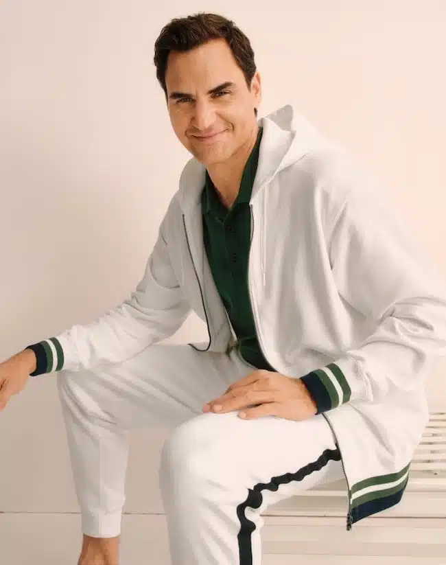 Roger Federer uniqlo collezione 2023
