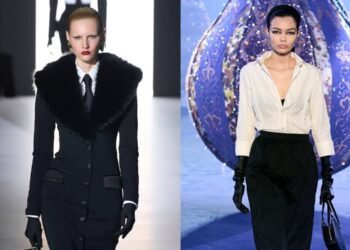 moda inverno 2023-2024 bianco e nero