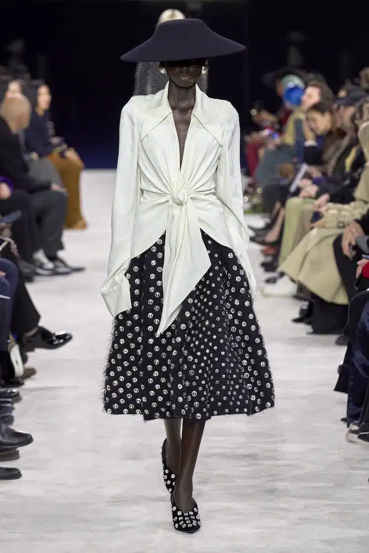 Balmain gonne inverno 2024