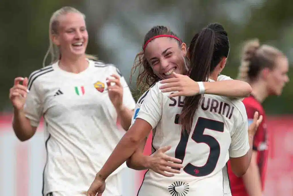 Roma femminile-Como 2a giornata Serie A 23-24