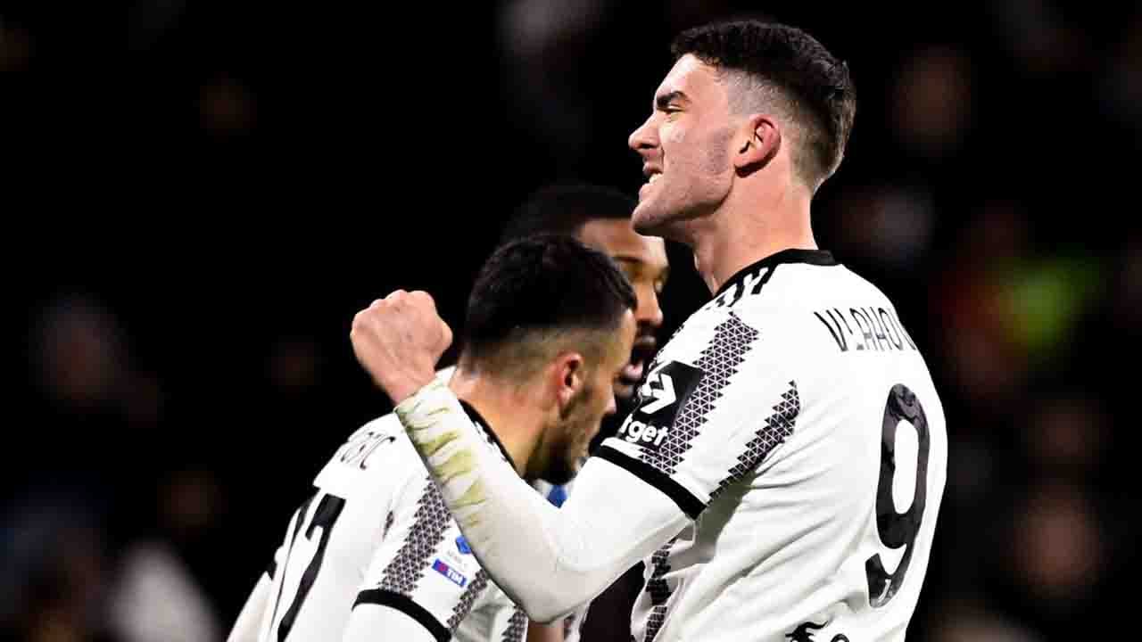Dusan Vlahovic attaccante Juve