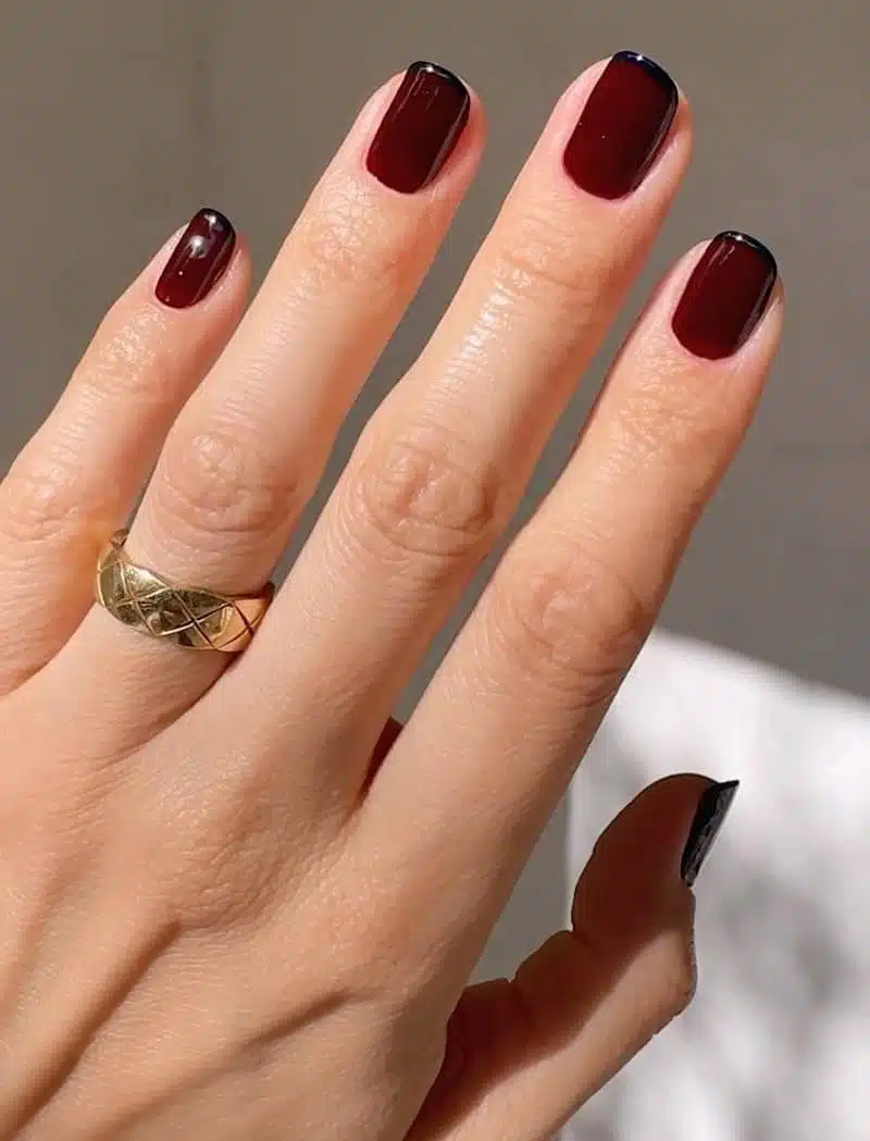 french manicure colorata 2024