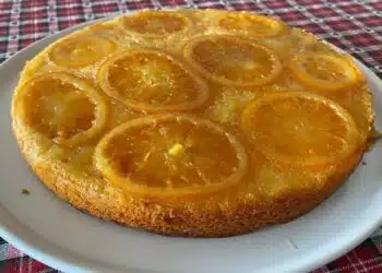 torta all'arancia caramellata