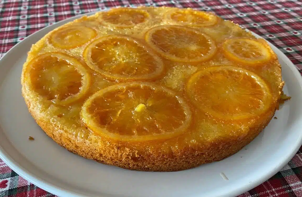 torta all'arancia caramellata 