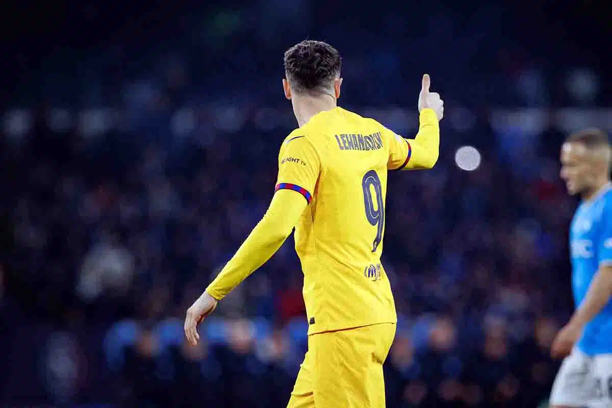 Napoli Barcellona Lewandowski