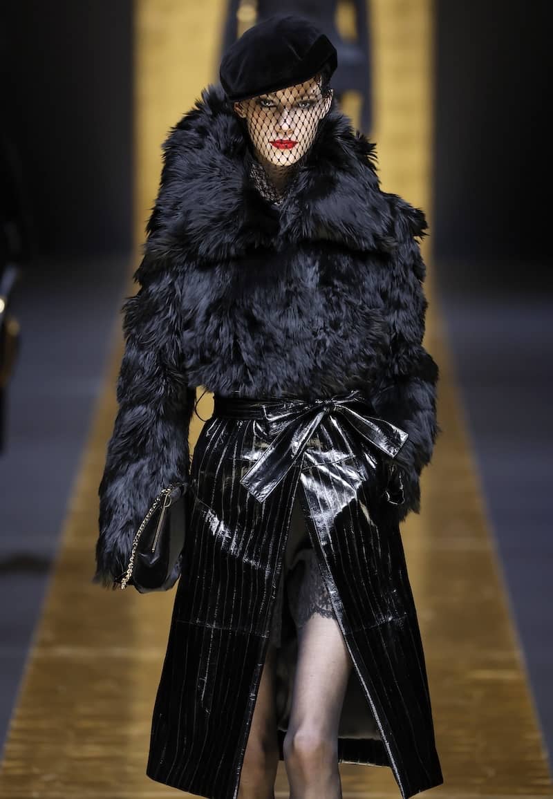 Moda 20242025, per Dolce&Gabbana il nero è il colore dell'inverno