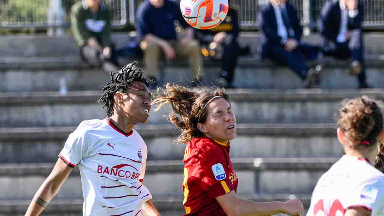 milan roma coppa italia femminile