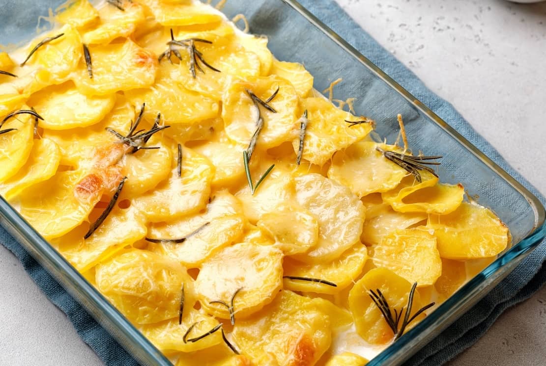 patate al forno con besciamella