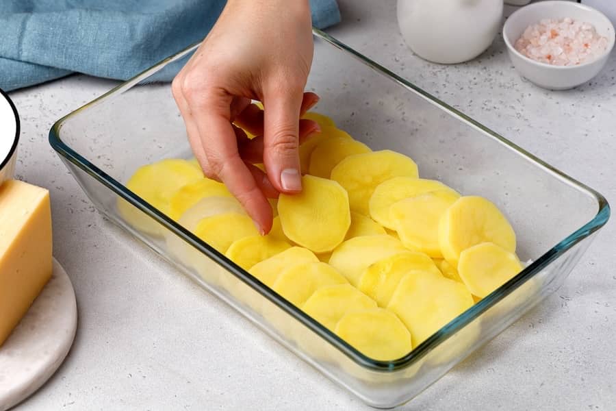 preparazione patate gratinate