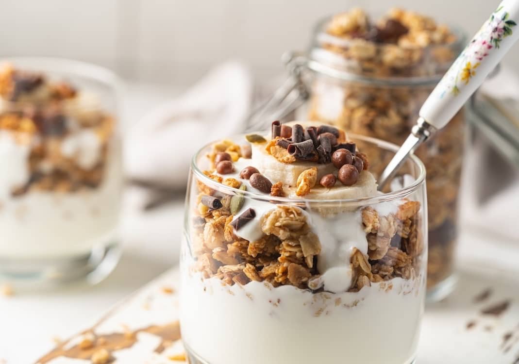 tiramisu monoporzione yogurt e muesli