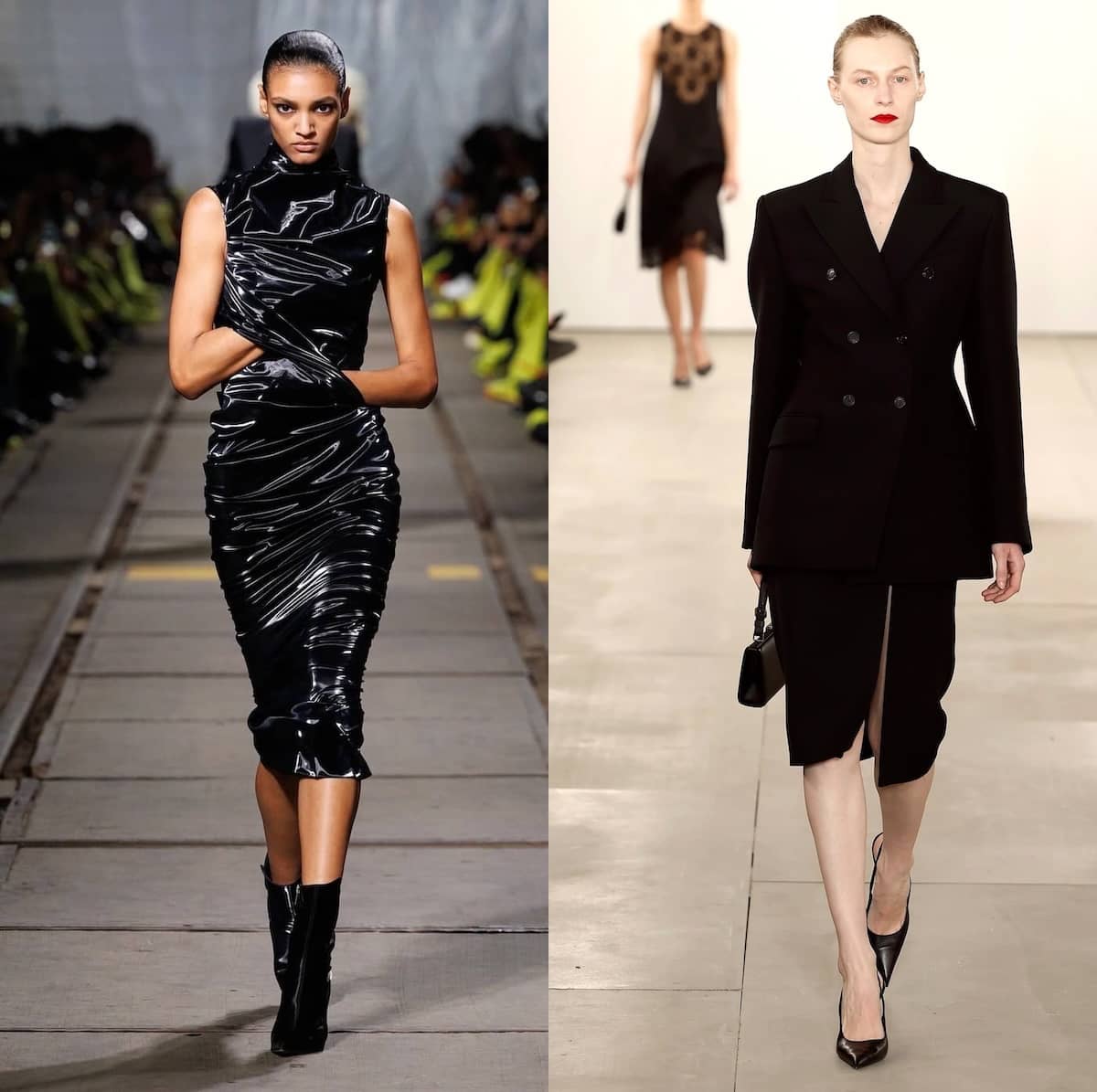 vestiti neri inverno 2024-