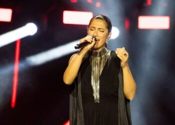 Elisa Rimani qui con Andrea Bocelli