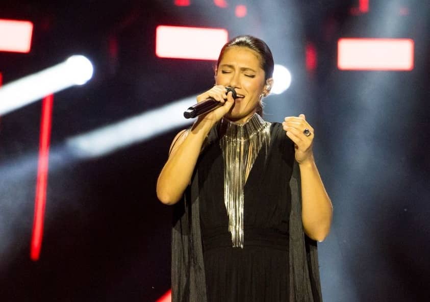 Elisa Rimani qui con Andrea Bocelli