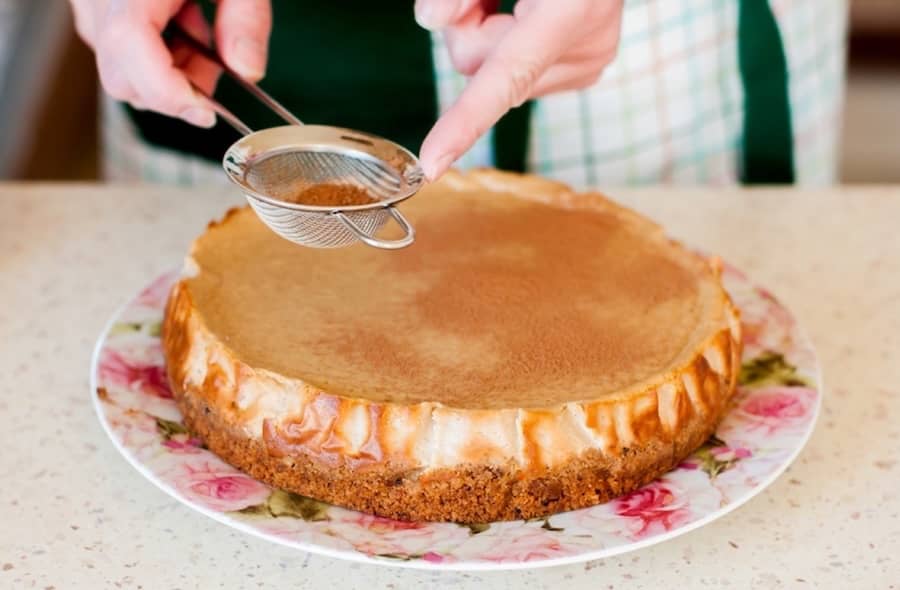 cheesecake cotta con amaretti