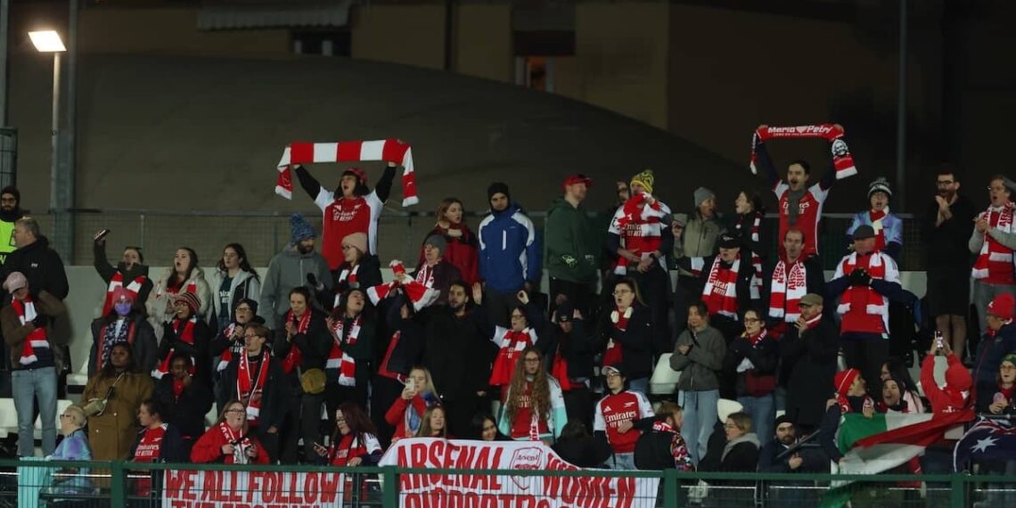 juventus women Arsenal tifosi a biella