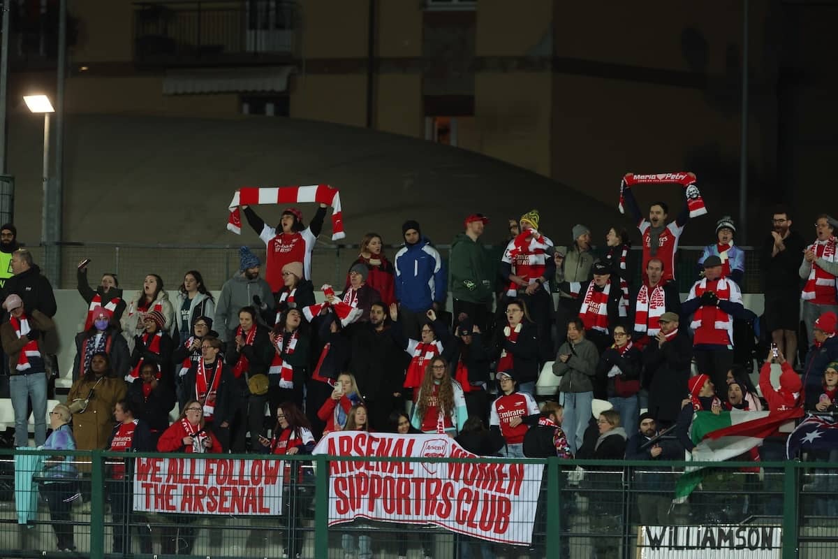 juventus women Arsenal tifosi a biella