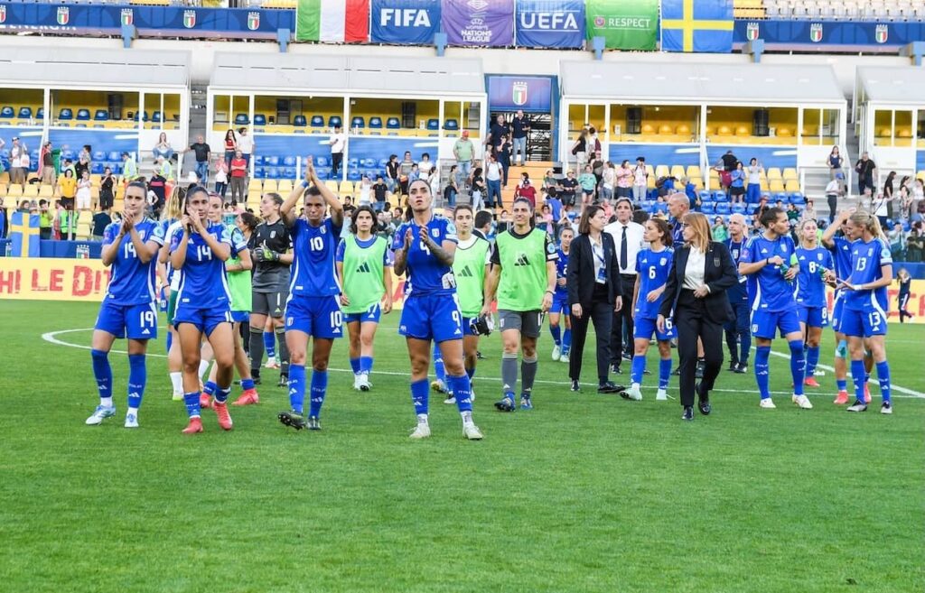 Le convocate dell'Italia femminile per gli europei