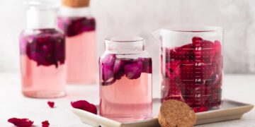 come fare l'acqua di rose alimentare