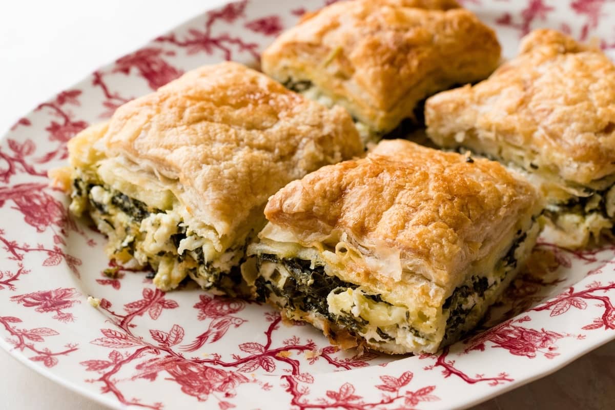 borek turco con spinaci e formaggio fatto in casa ricetta tipica